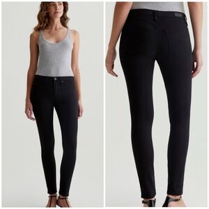 AG Adriano Goldschmied black The Legging super skinny jean. Size: 30